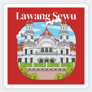 Lawang Sewu (Indonesia Travel) Sticker